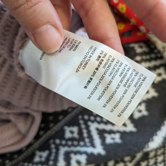 Urban Outfitters Lilac Waffle Knit Pants Size XXL - Picture 9 of 9